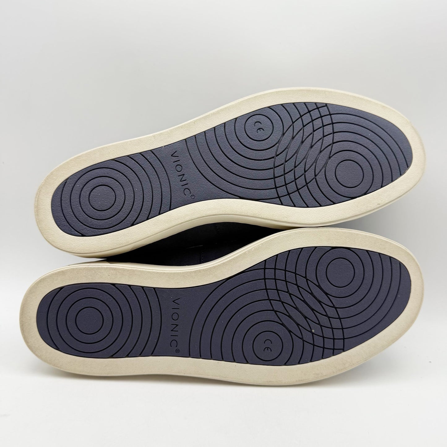 Vionic Mens Thompson Loafers US 10.5 M EU 43.5 Navy Blue Suede NIB