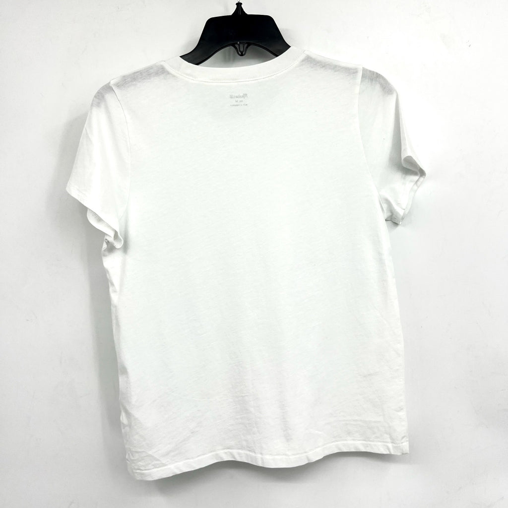 MADEWELL Women's Northside Vintage Tee Medium White Chalk Short Sleeve J8526 NWT