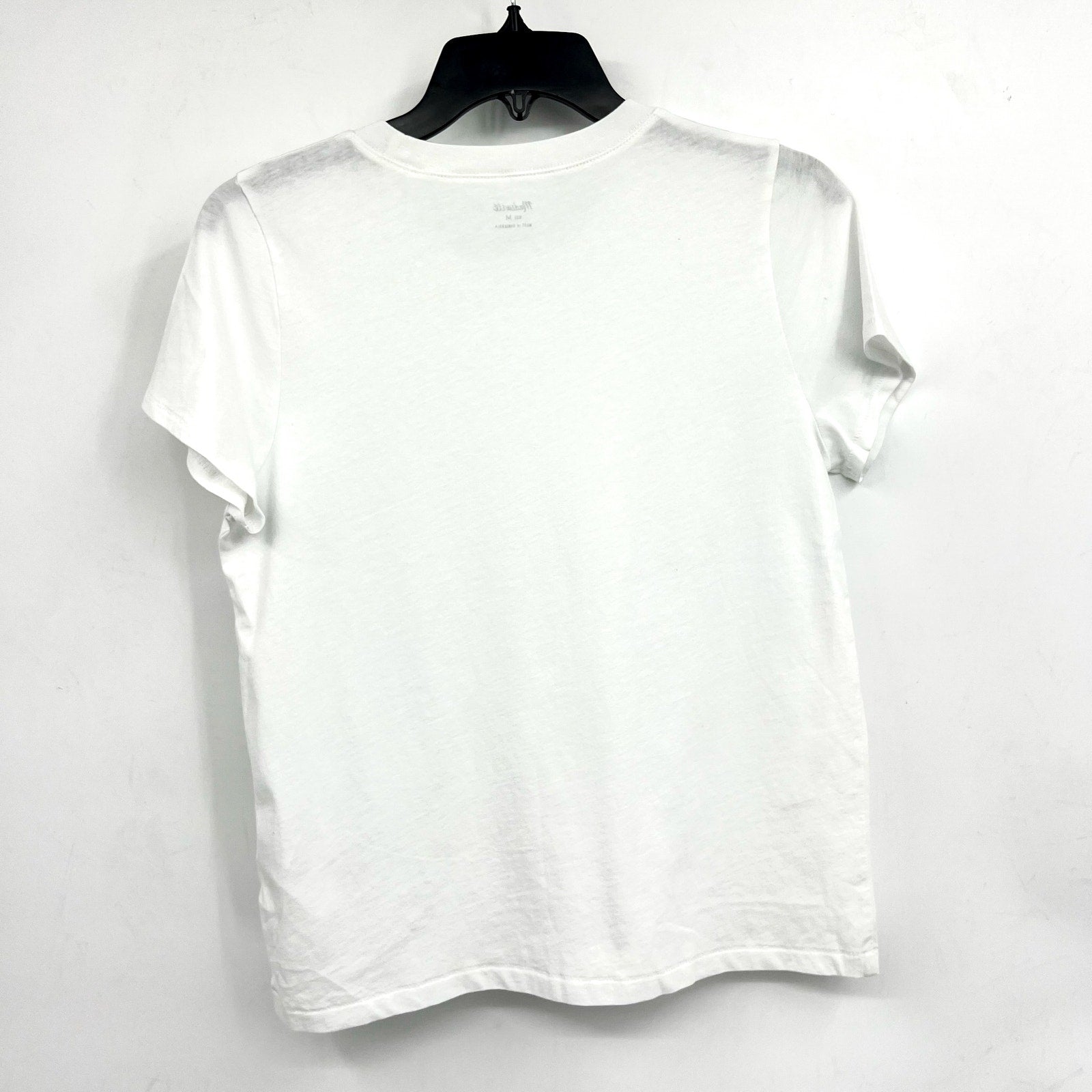 MADEWELL Women's Northside Vintage Tee Medium White Chalk Short Sleeve J8526 NWT