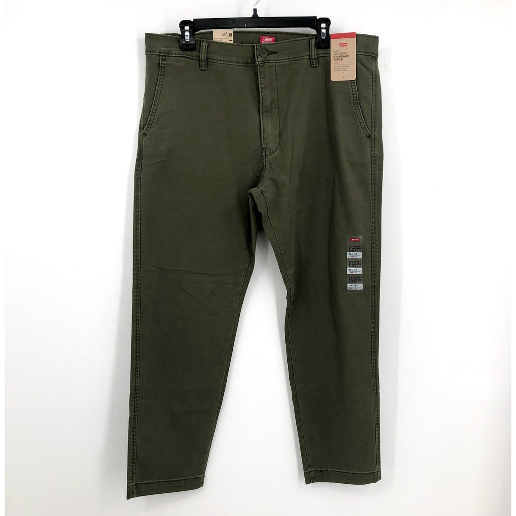 LEVI'S Men's XX Chino Standard Taper Pants 36x30 Olive Green NWT 85226-0146