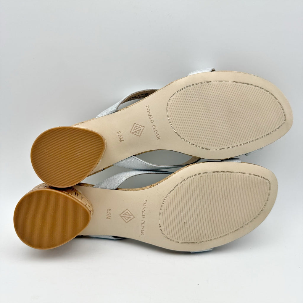 Donald Pliner Womens Mida Slide Sandals US 8.5 M Leather NWOB