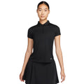 NIKE Women's Dri-FIT Victory Golf Polo Shirt XS Black Short Sleeve NWT