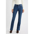 WIT & WISDOM Ab'Solution Itty Bitty Bootcut Jeans Size 8 Very Dark Blue NWT