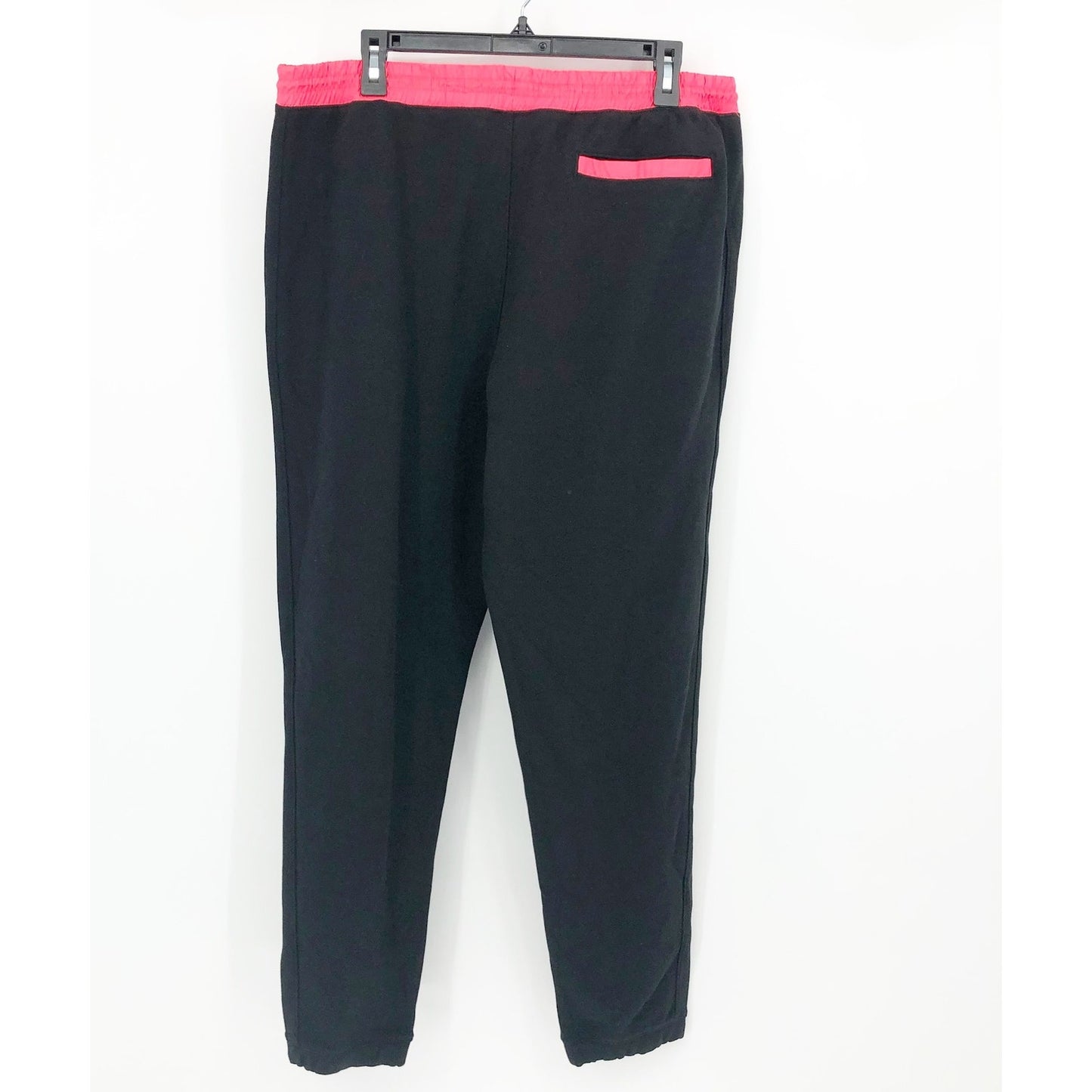 The North Face Womens TNF Tech Pants XL Black Hot Pink Drawstring Outdoor NWT