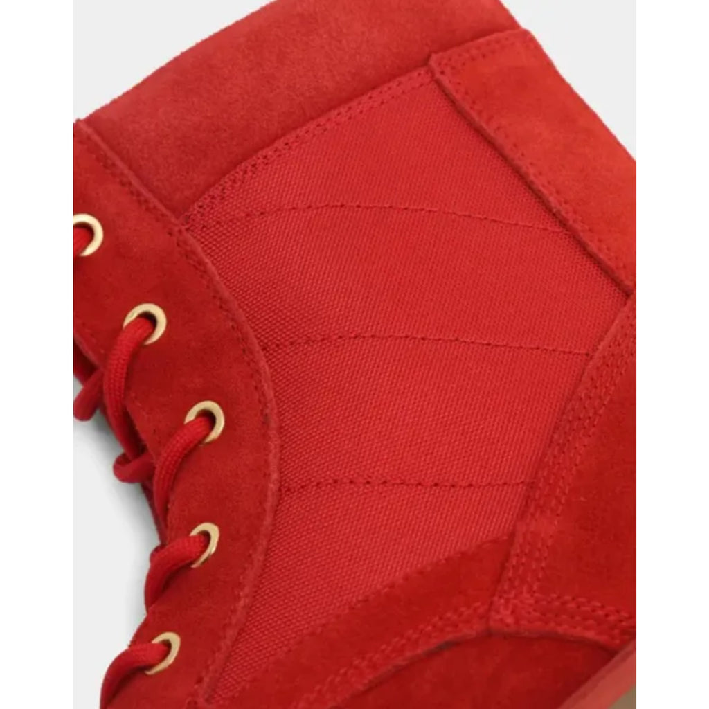 Saint Morta Mens Legion Ankle Combat Boots Size 8 EU 42 Red Gum Suede NIB