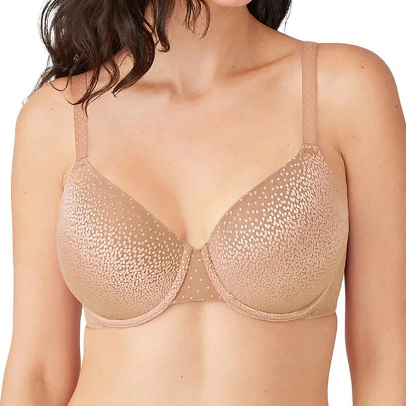 WACOAL Women's 36D Back Appeal Balcony Bra Praline Molded Cup 853303 NWT