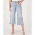 NYDJ Womens Major Wide Leg Capri Jeans Size 14 Daybreak Light Blue NWT