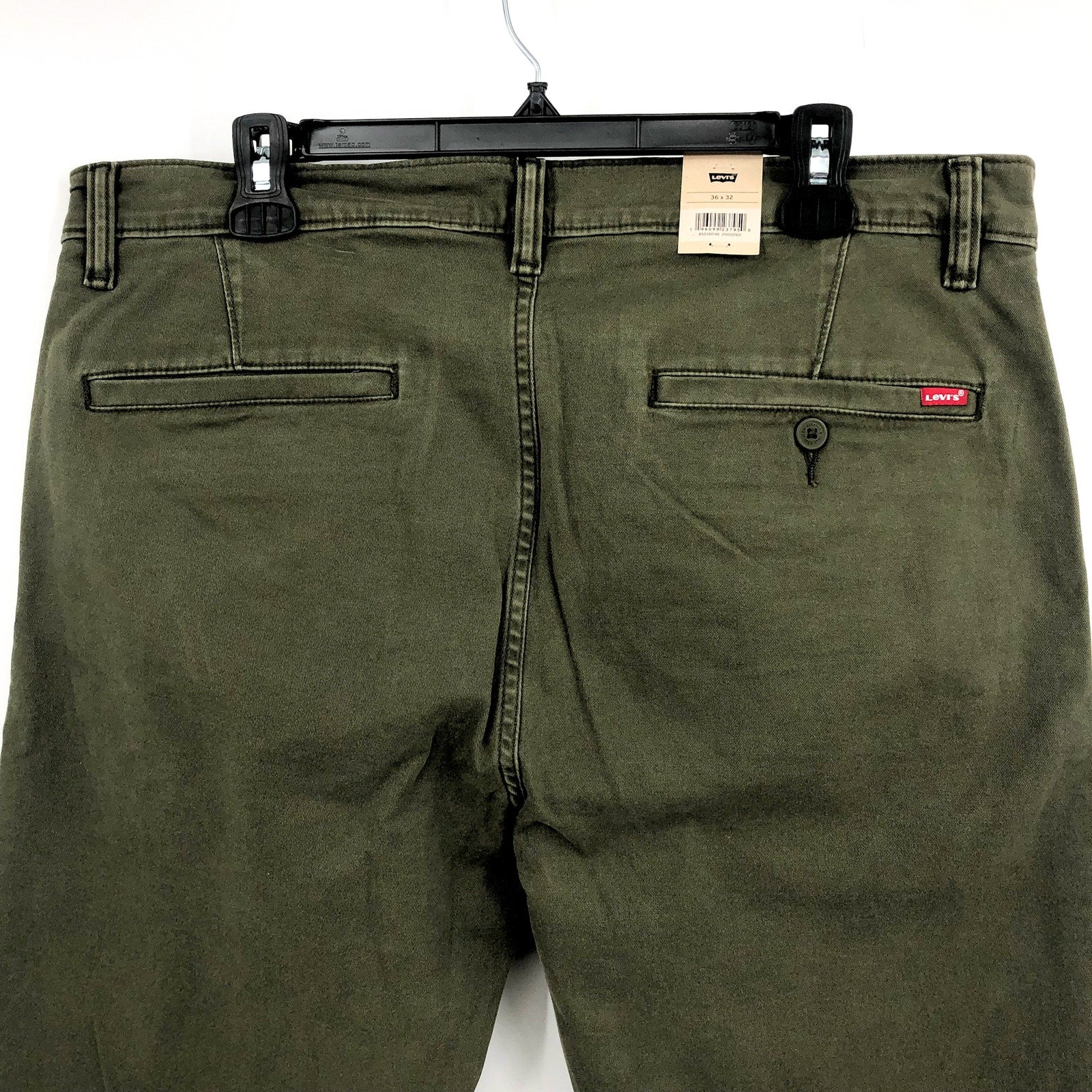 LEVI'S Men's XX Chino Standard Taper Pants 36x32 Olive Green NWT 85226-0146