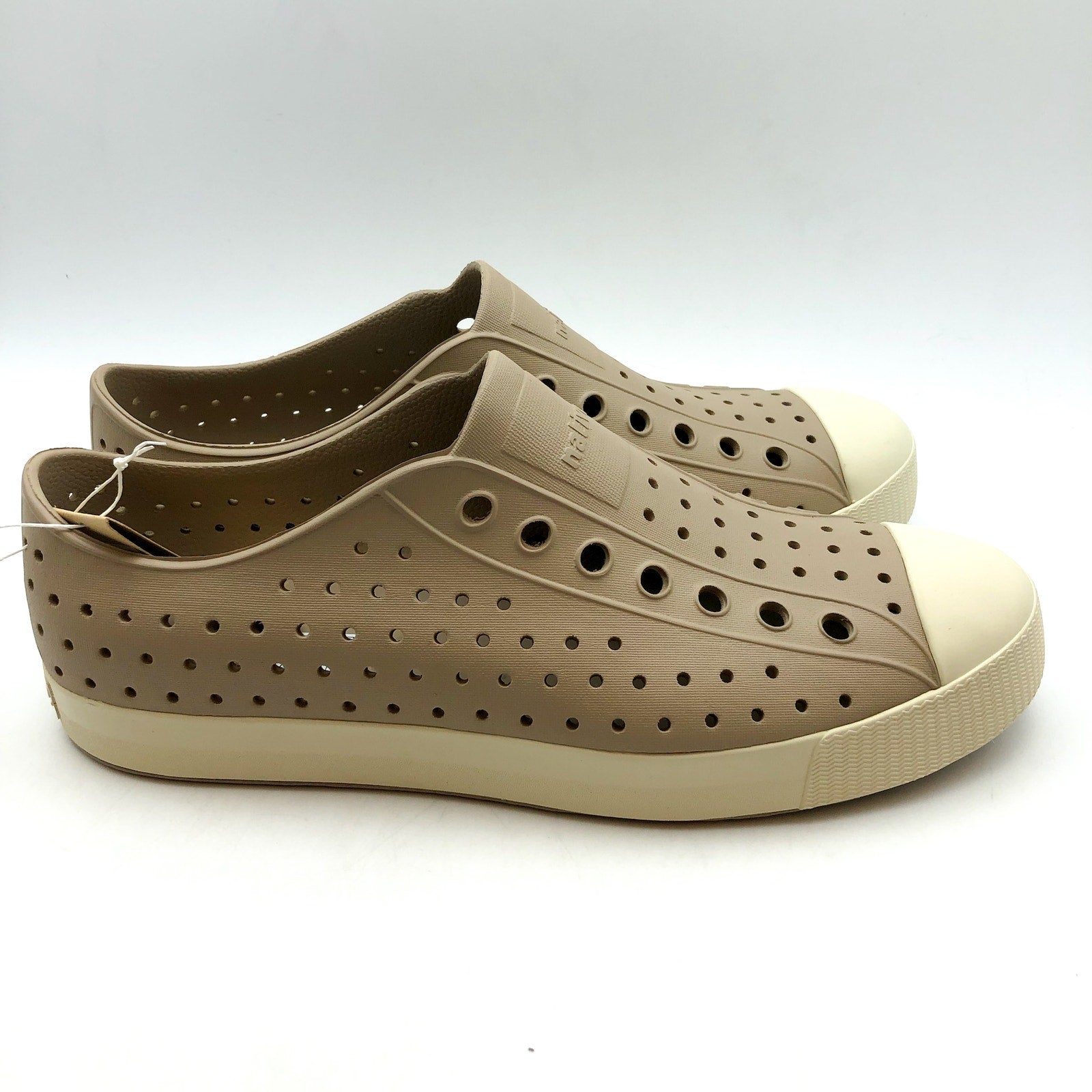 Native Mens Jefferson EVA Slip On Sneaker Shoes US 10 EU 44 Brown Tan NIB