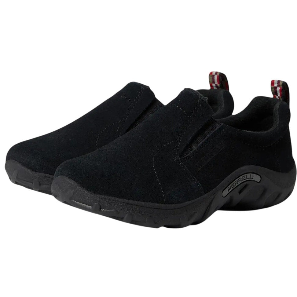 Merrell Kids Jungle Moc Sneaker US 4 EU 35 Black Suede Slip On Shoe NIB