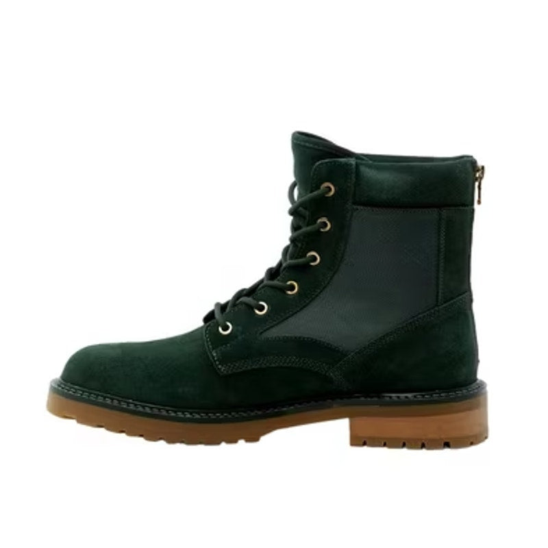 Saint Morta Mens Legion Ankle Combat Boots Size 10 EU 44 Green Gum Suede NIB