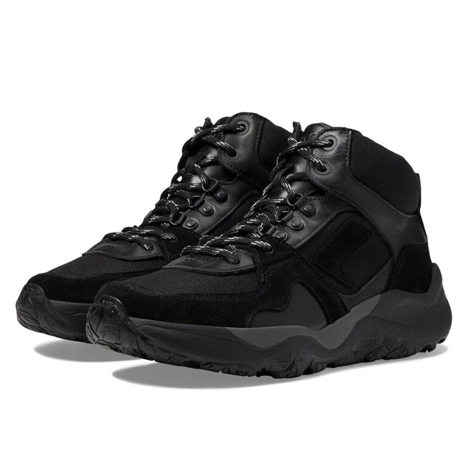 SAS Mens Hi Country-Y Hiking Boots 9 M Black Cast Iron Lace Up Lightweight NIB