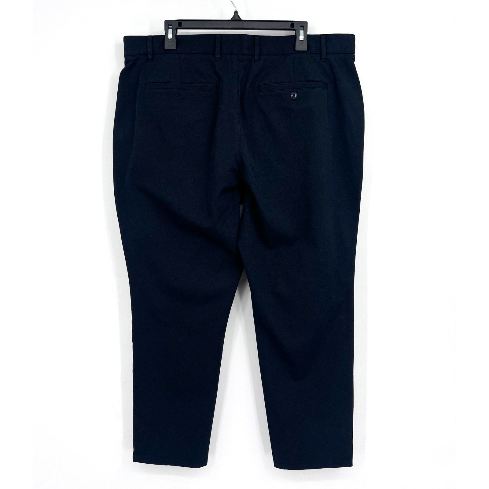 EVERLANE Uniform Mens Performance Chino Pants 38x28 Black Athletic Fit NWT