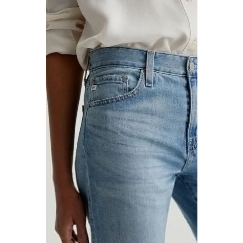 AG ADRIANO GOLDSCHMIED Ex Boyfriend Slouchy Slim Jeans 29x27 US 8 Aries Blue NWT
