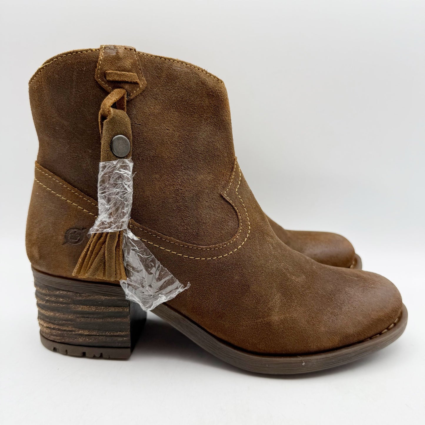 Born Womens Alondra Western Boots US 10 M EU 42 Brown Leather NIB