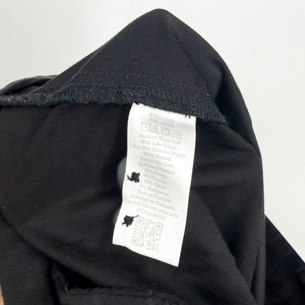 EVERLANE Uniform Mens Performance Chino Pants 35x32 Black Athletic Fit NWT