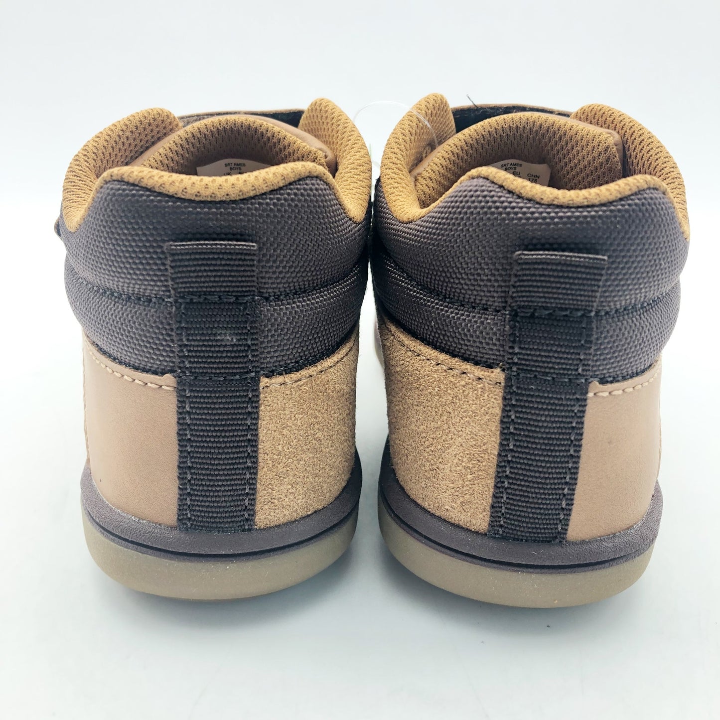 Stride Rite SRT Ames Honey Yellow Boy Boots Size 13 Brown Kids Shoes NIB