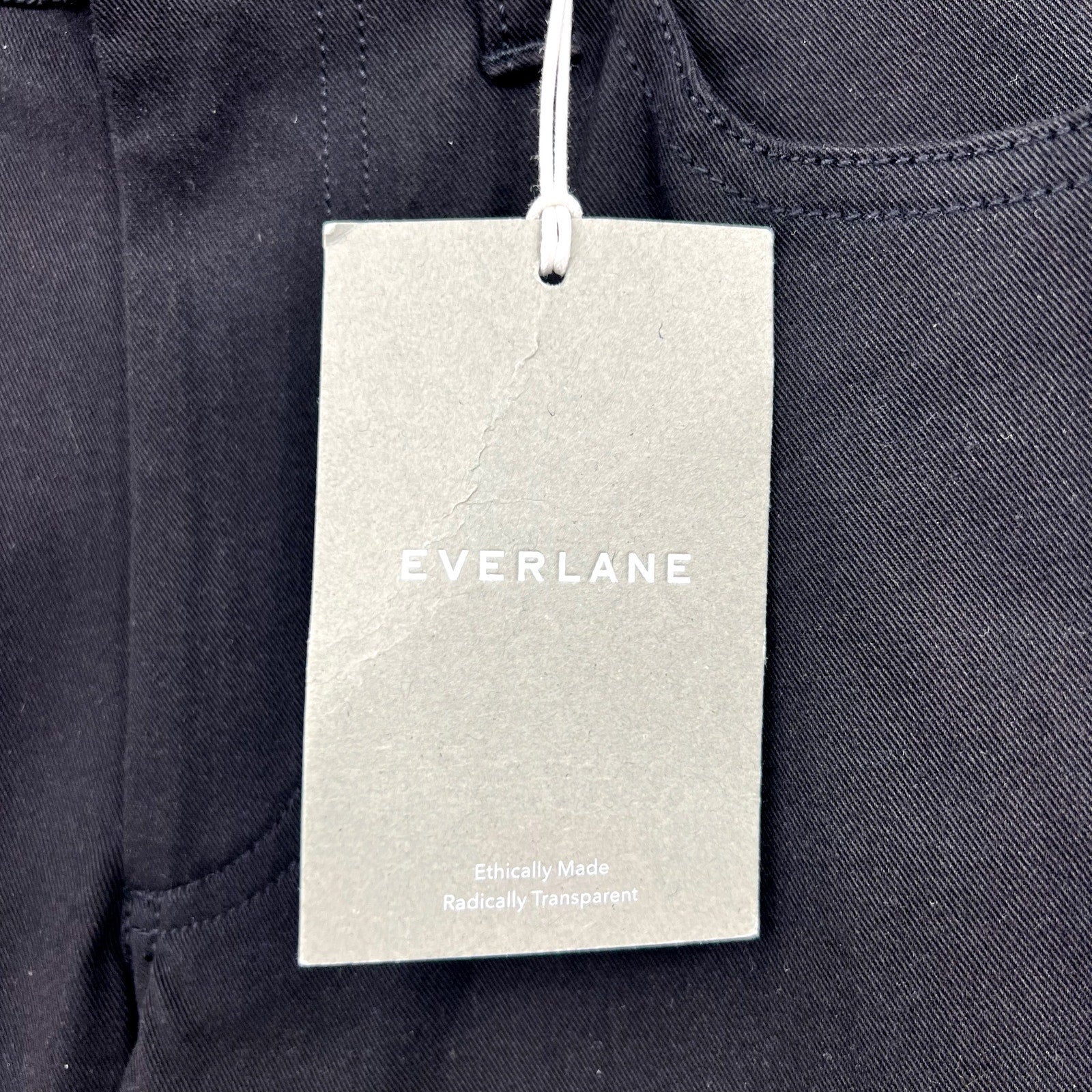 EVERLANE Men's The Performance 5-Pocket Pants 28x32 Black Chinos NWT