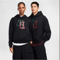 NIKE Men's SB Snake Pullover Hoodie Sweatshirt XL Black Graphic Fleece NWT