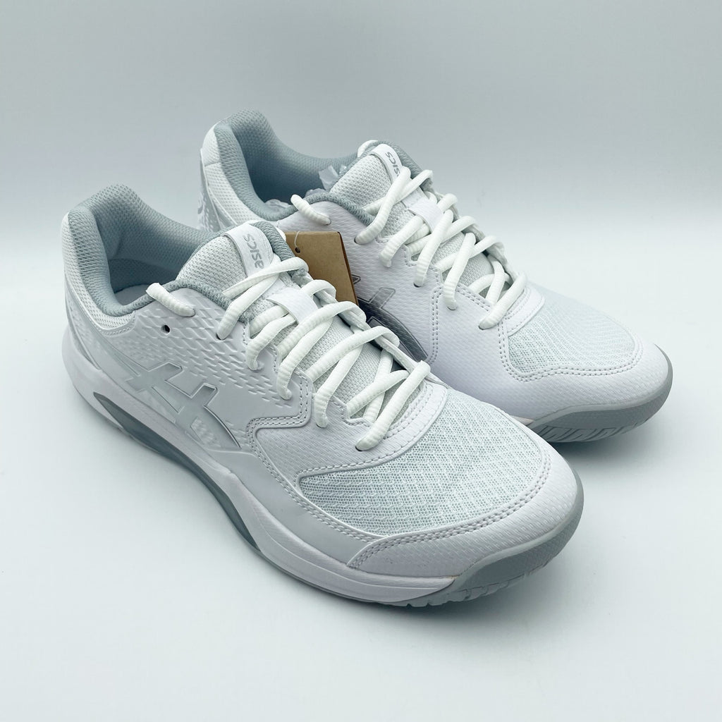 ASICS Womens GEL-Dedicate 8 Athletic Shoes Size 8 M EU 39.5 White Silver NWT