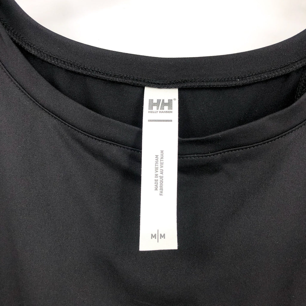 HELLY HANSEN Women's Tech Split Back Tank Top Medium Black Sleeveless NWT