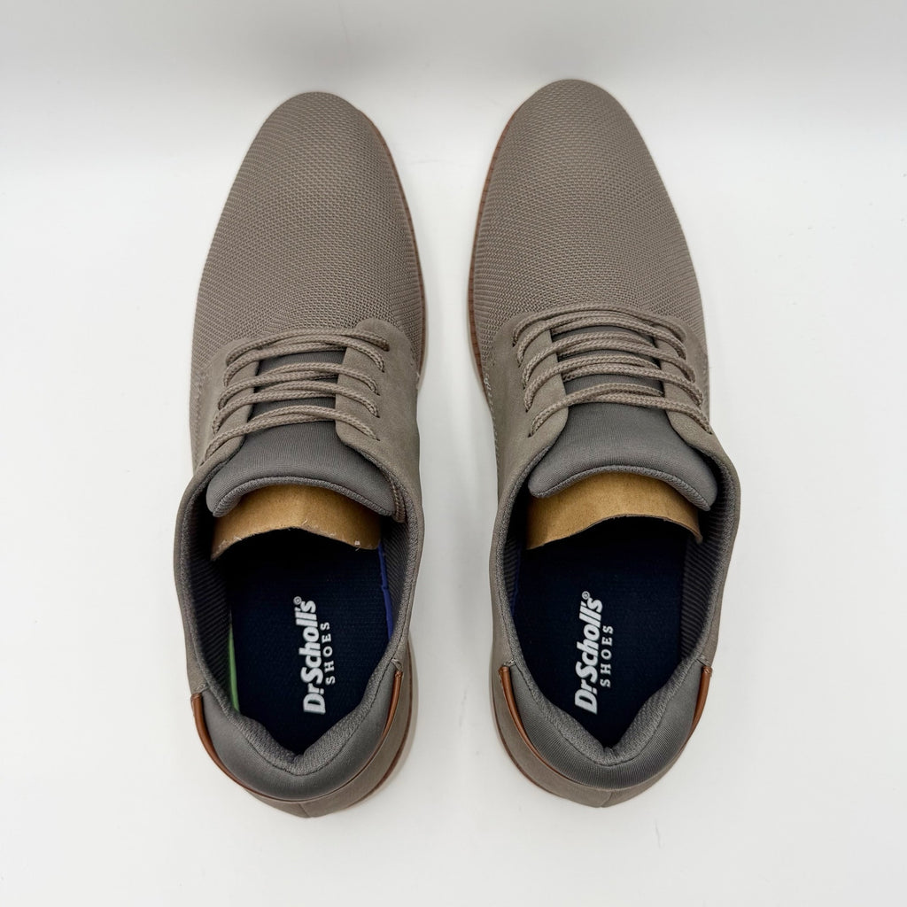 Dr. Scholls Mens Sync Oxford Shoes Size 13 M EU 47.5 Grey Knit Faux Leather NIB