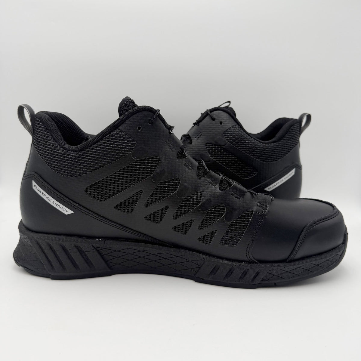 REEBOK Mens Floatride Energy Tactical Mid Work Boots Size 16 M Black SR NIB