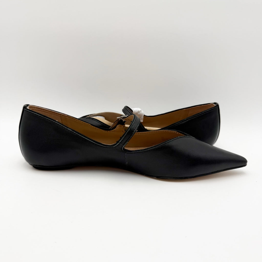 Sam Edelman Womens NOA Mary Jane Flats Size 7 M EU 37 Black Leather NIB