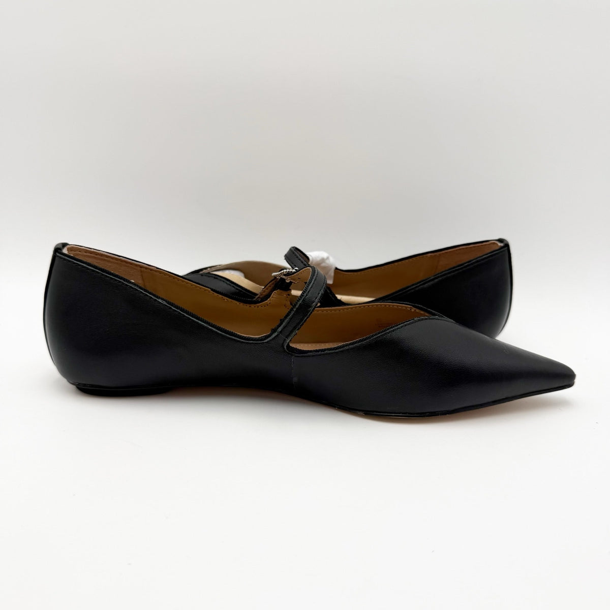 Sam Edelman Womens NOA Mary Jane Flats Size 7 M EU 37 Black Leather NIB