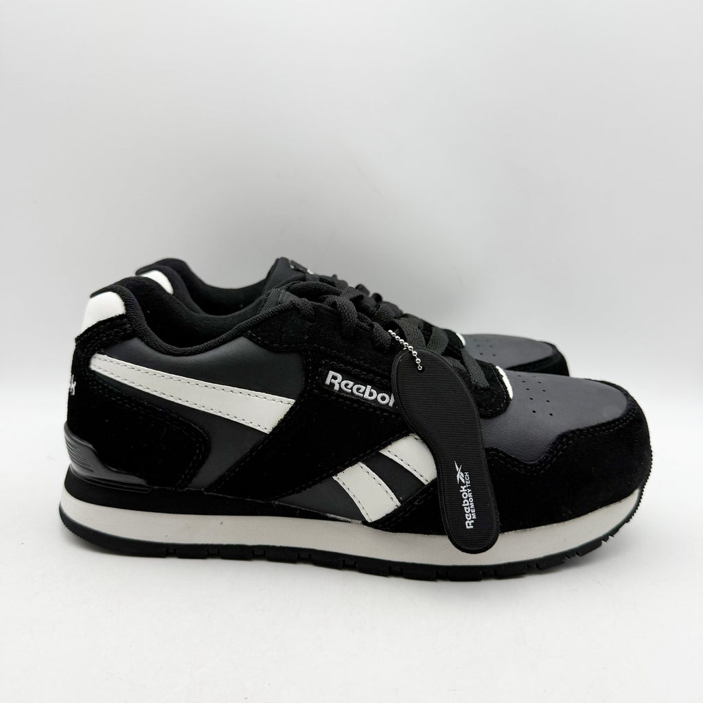 Reebok Womens Harman Work Sneakers Size 7 Wide Black EH Composite Toe SR NIB