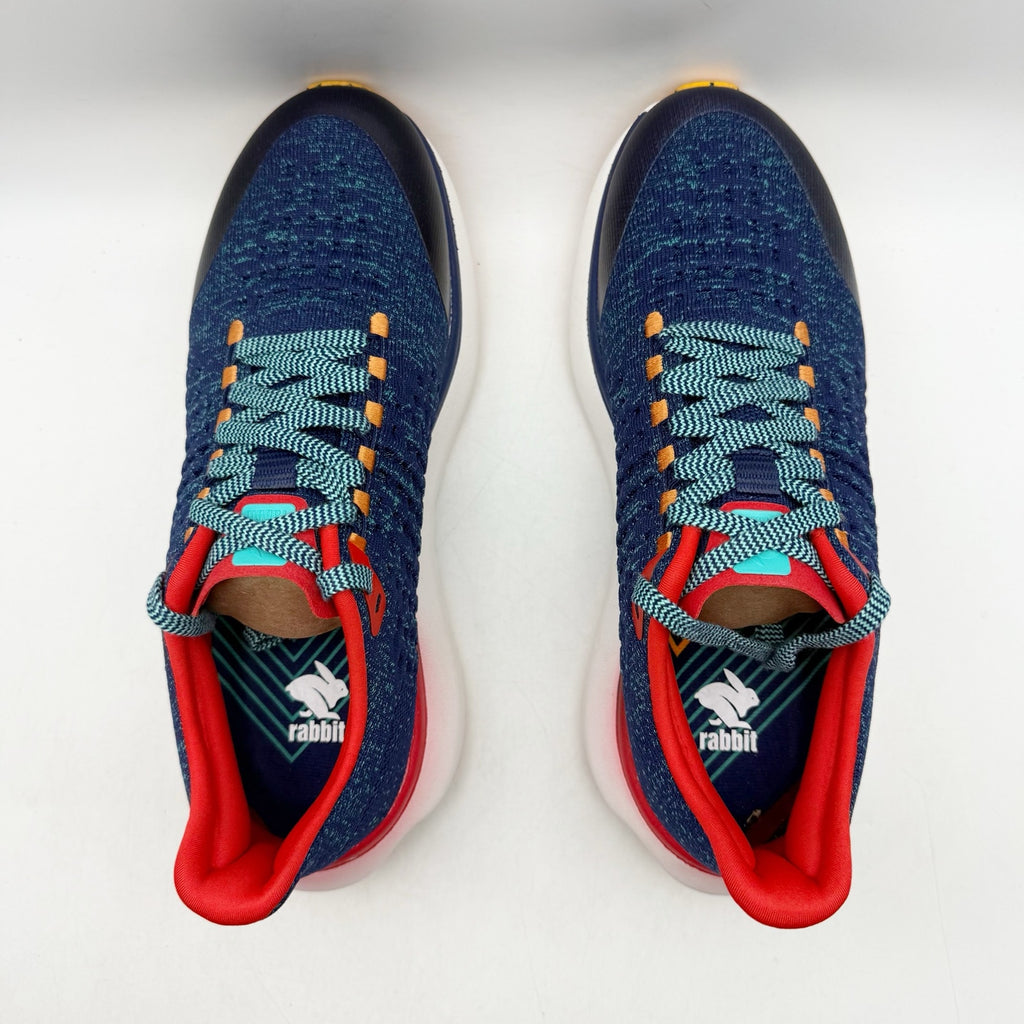 Rabbit Womens Dream Chaser Running Shoes US 9 Blue Red Athletic Sneakers NIB