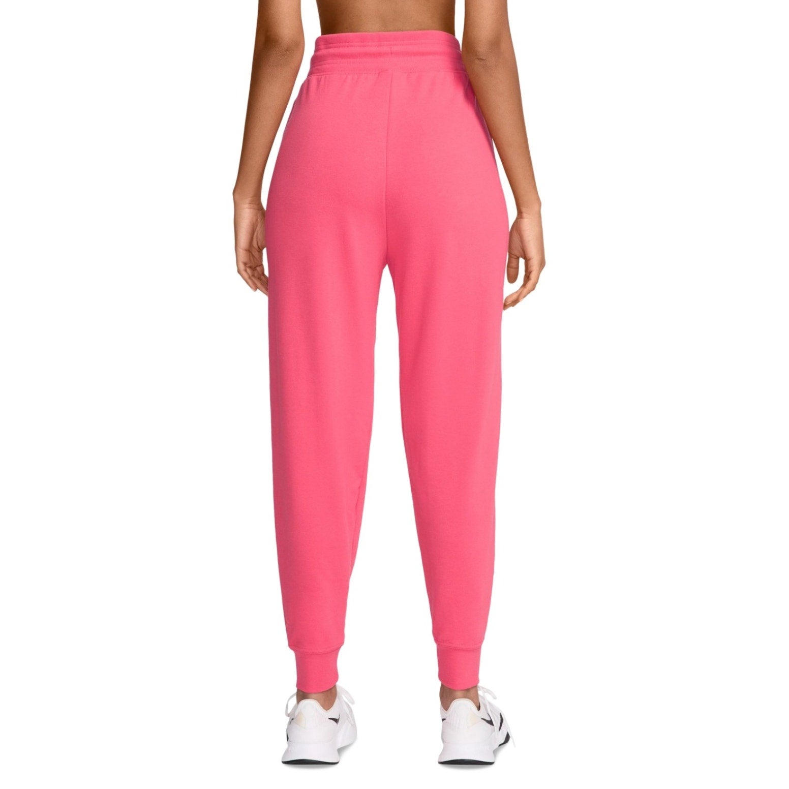 NIKE Women's Dri Fit 7/8 Joggers XL Aster Pink High-Waisted French Terry NWT