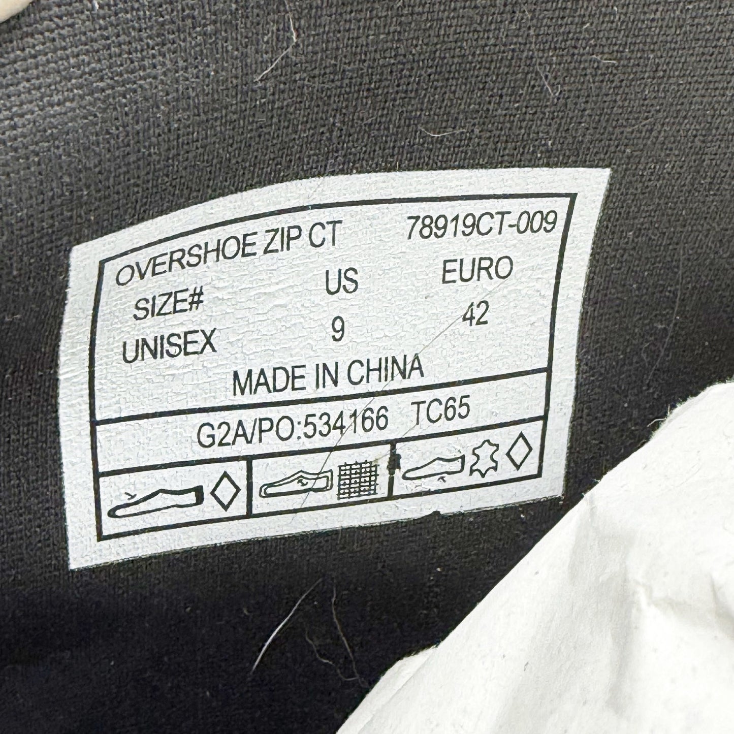 Bogs Mens Overshoe Zip Composite Toe Work Shoes US 9 EU 42 Black Waterproof NIB