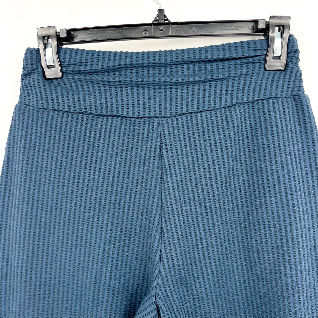 TOAD & CO Women's Chaka Wide Leg Pants XS Blue Midnight Texture Ankle NWT