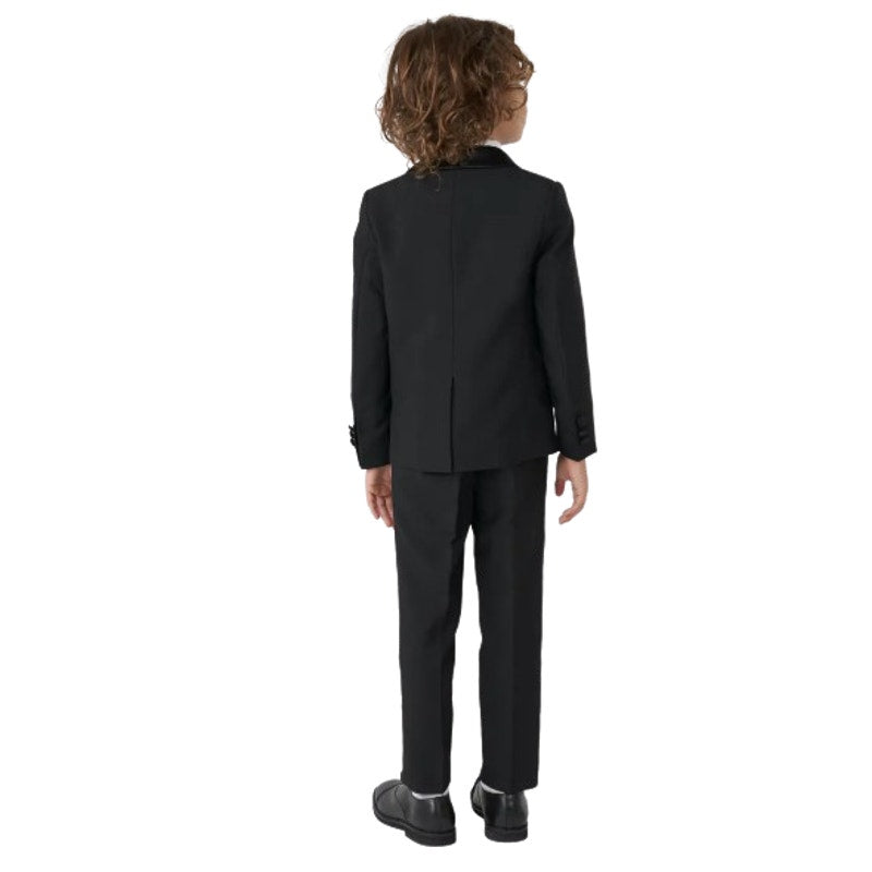 OPPOSUITS Kids' Jet Set Black Two-Piece Tuxedo Suit with Bow Tie 10Y Black NWT