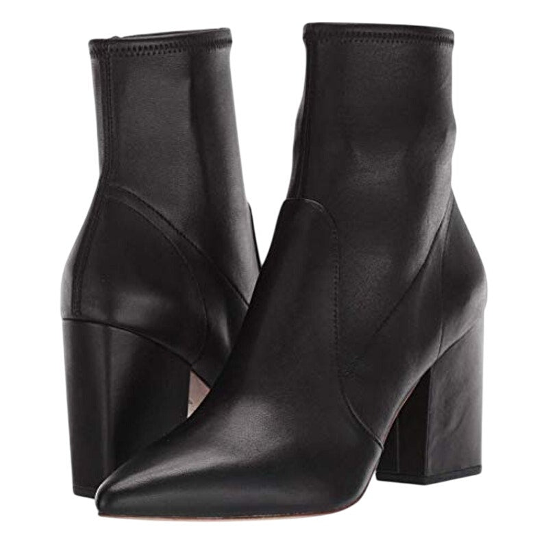 Loeffler Randall Womens Isla Slim Ankle Bootie US 11 Black Leather NWOB