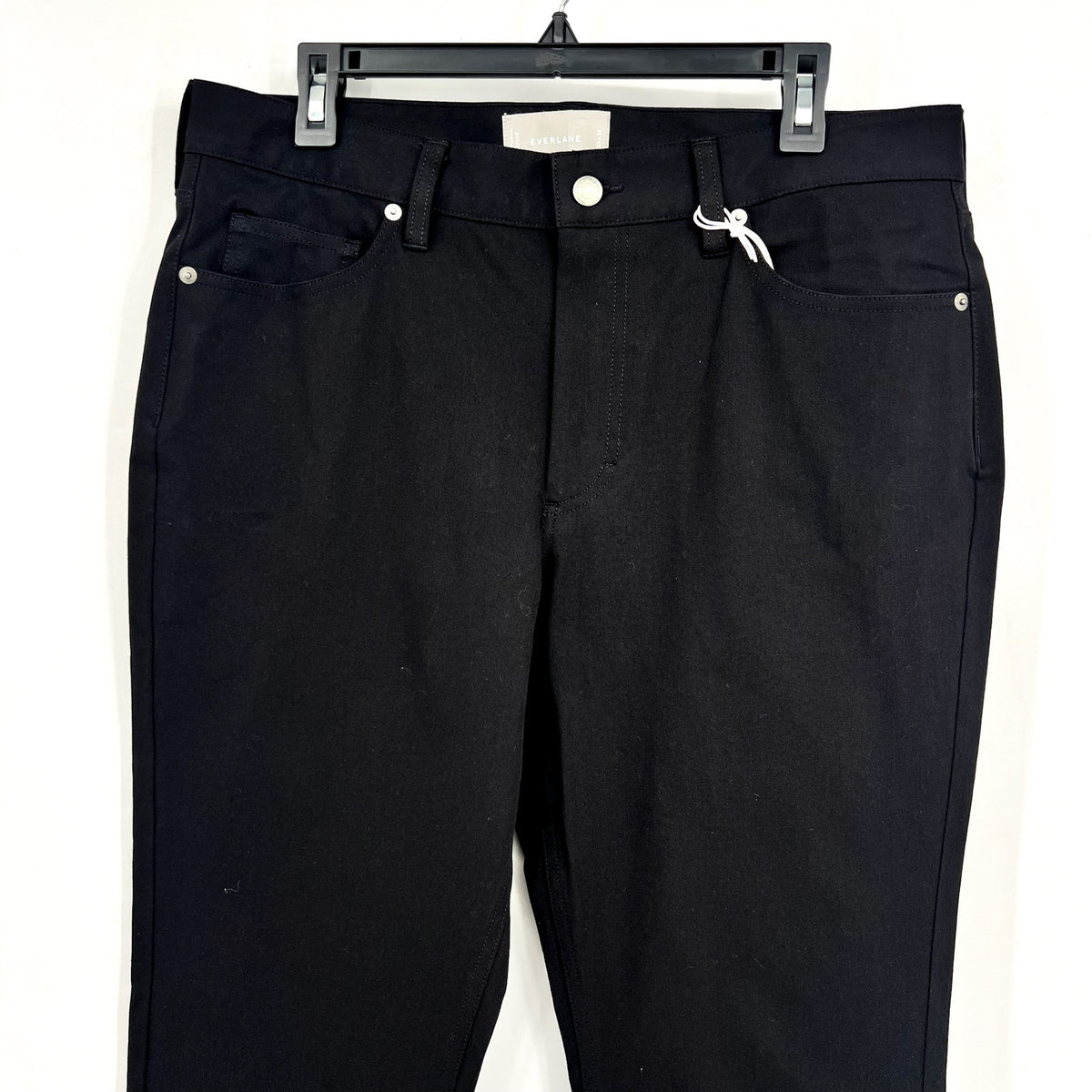 EVERLANE Men's The Performance 5-Pocket Pants 33x34 Black Chinos Stretch NWT