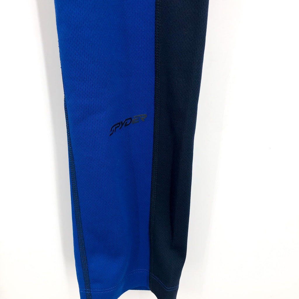 SPYDER Women's Charger Pants Large Electric Blue Base Layer Leggings NWT