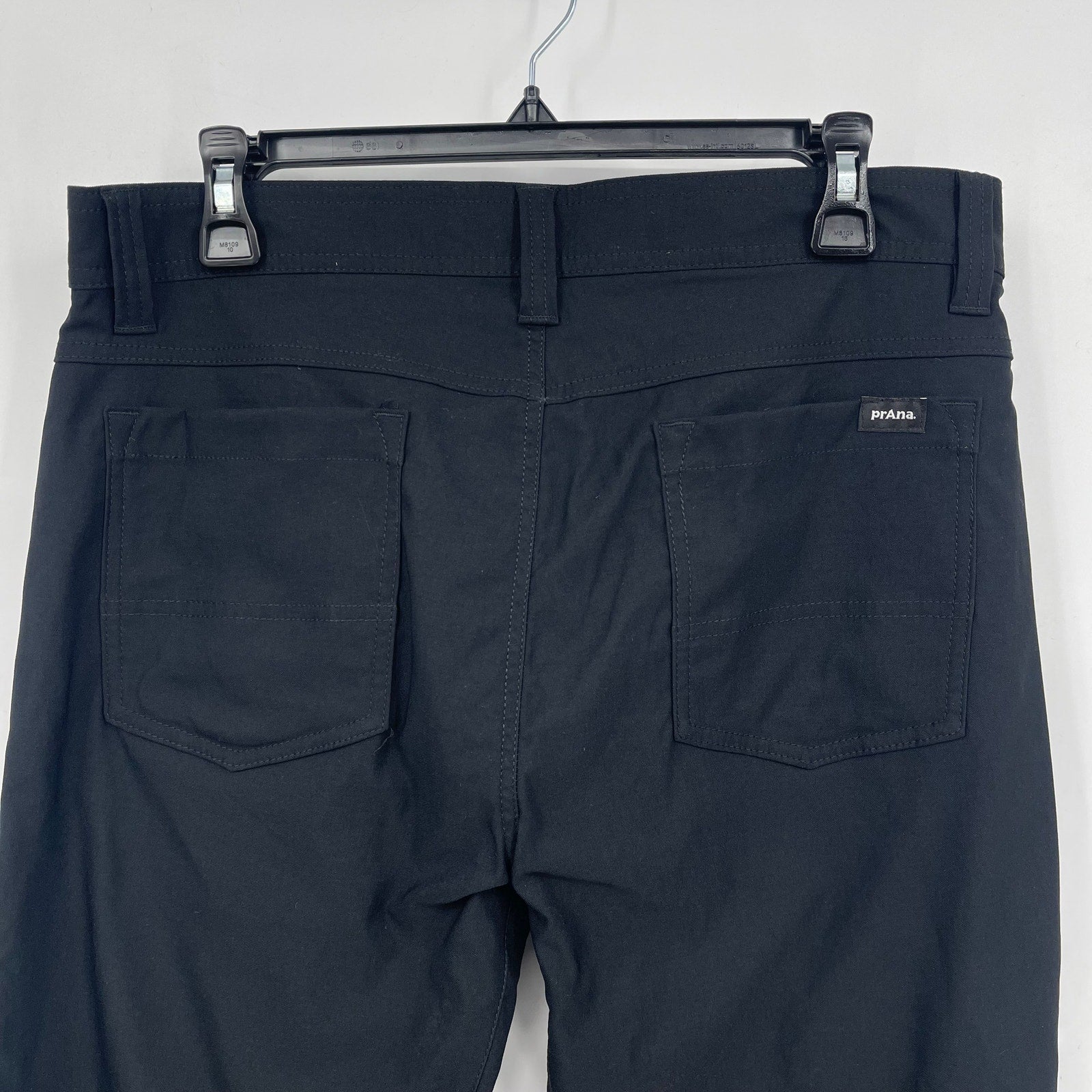 PRANA Men's Brion Hiking Pants II 30 X 32 Black Water Repellent UPF 50+ NWT