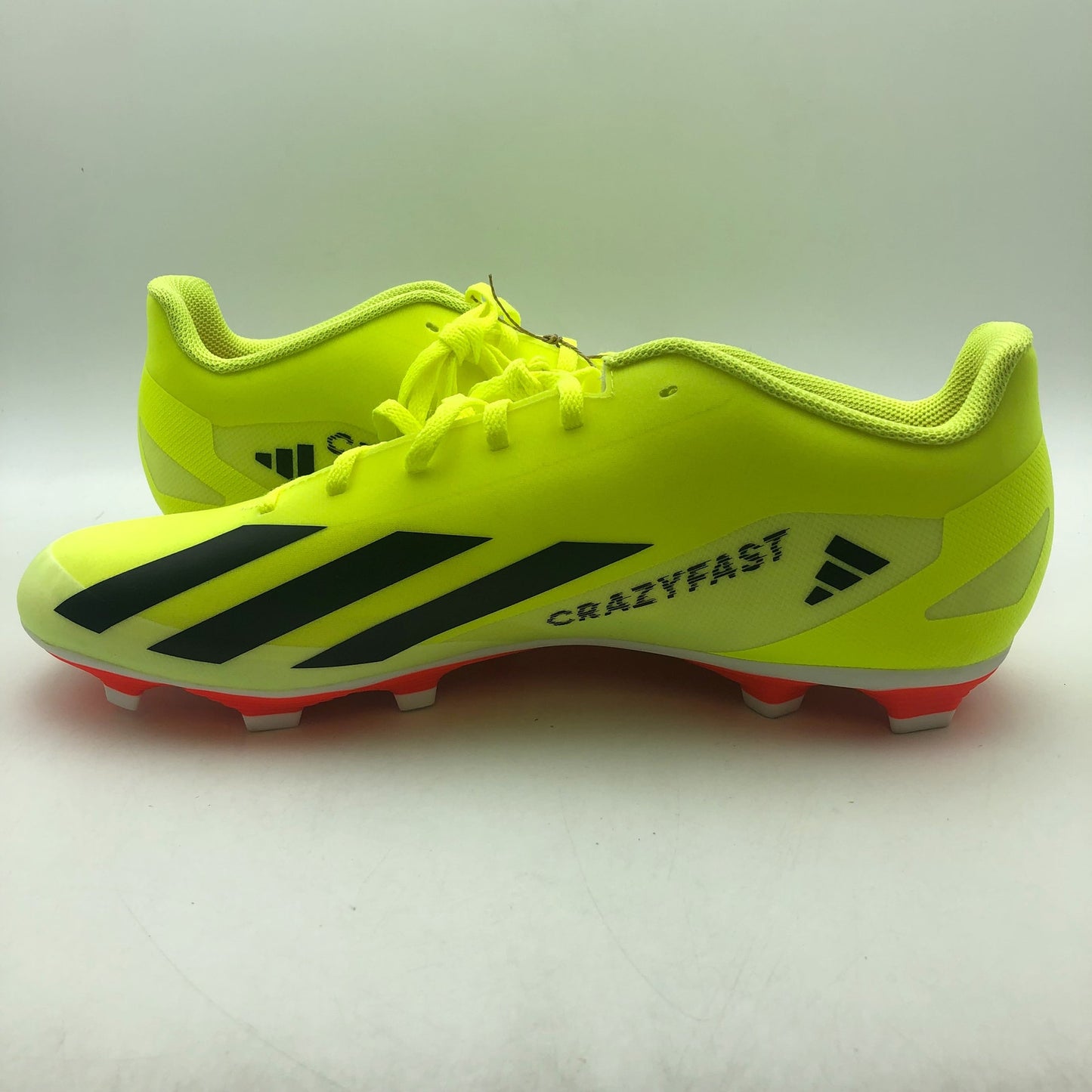 Adidas Mens X Crazyfast Club Flexible Ground Soccer Cleats 11.5 Yellow NWOB