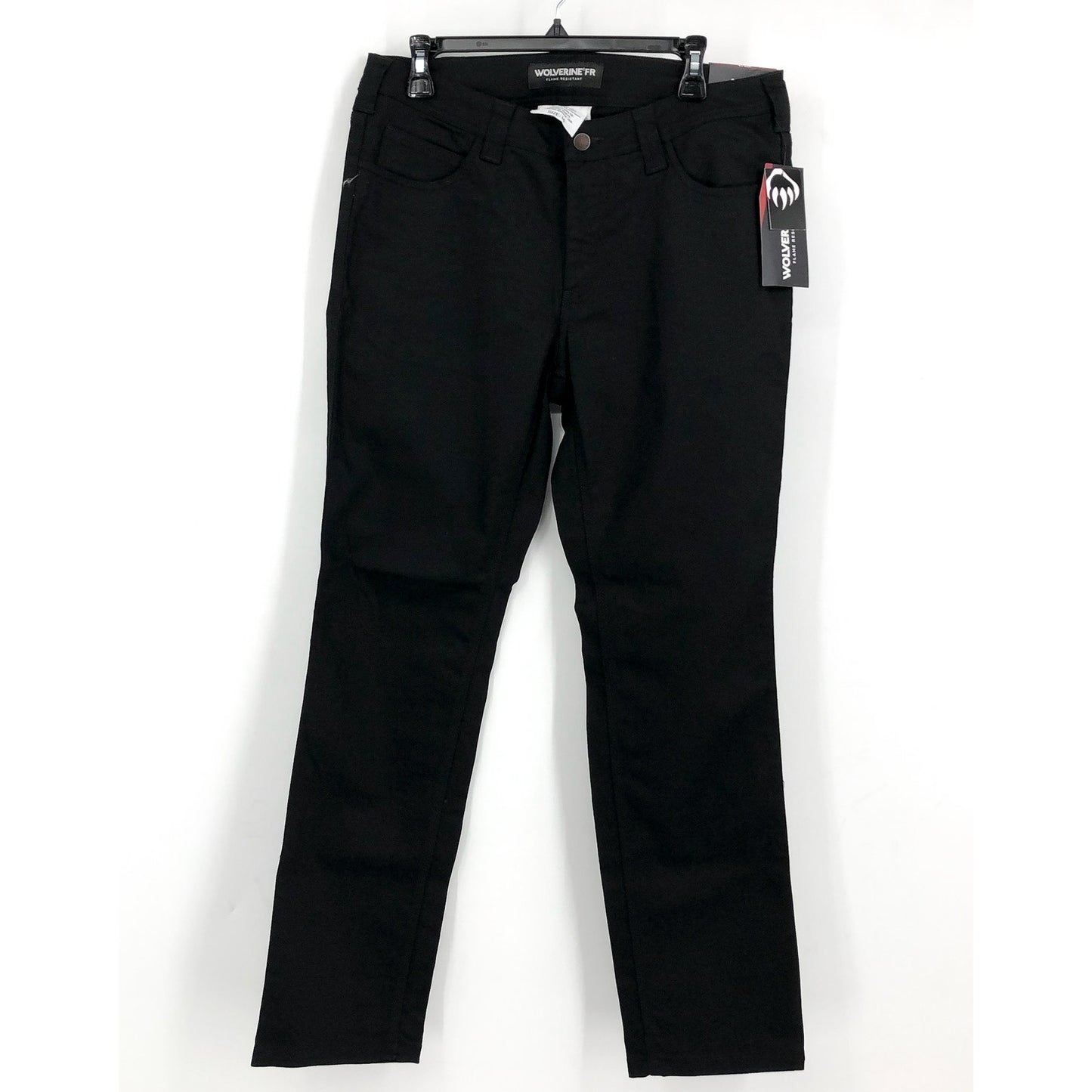 WOLVERINE Women's FR Flame Resistant Jeans Size 14 Black Stretch Mid Rise NWT