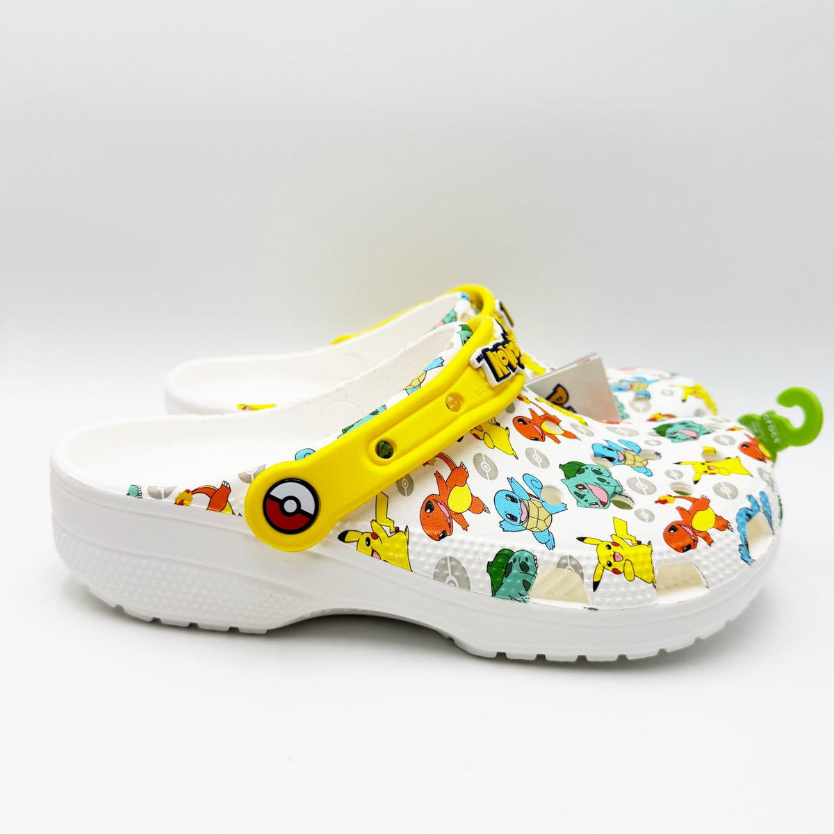 Crocs Classic Pokemon II Clogs Unisex Mens 5 Womens 7 EU 37-38 White Multi NWOT