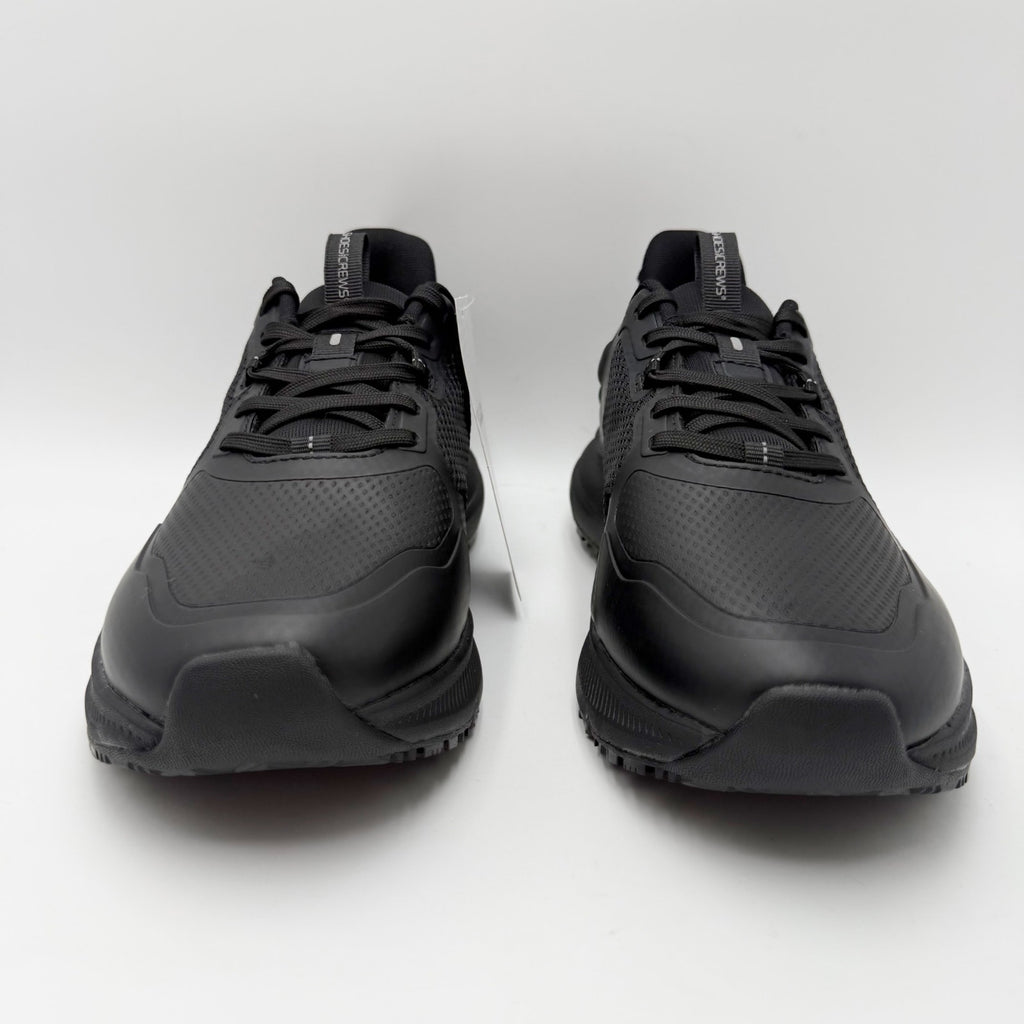 Shoes for Crews Mens Crossing Work Shoe US 7.5 Wide Black SR Water Resistant NIB