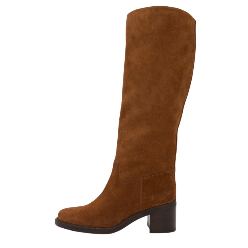 Vince Camuto Womens Amree Knee High Boot US 6 M Narrow Calf Brown Suede NIB