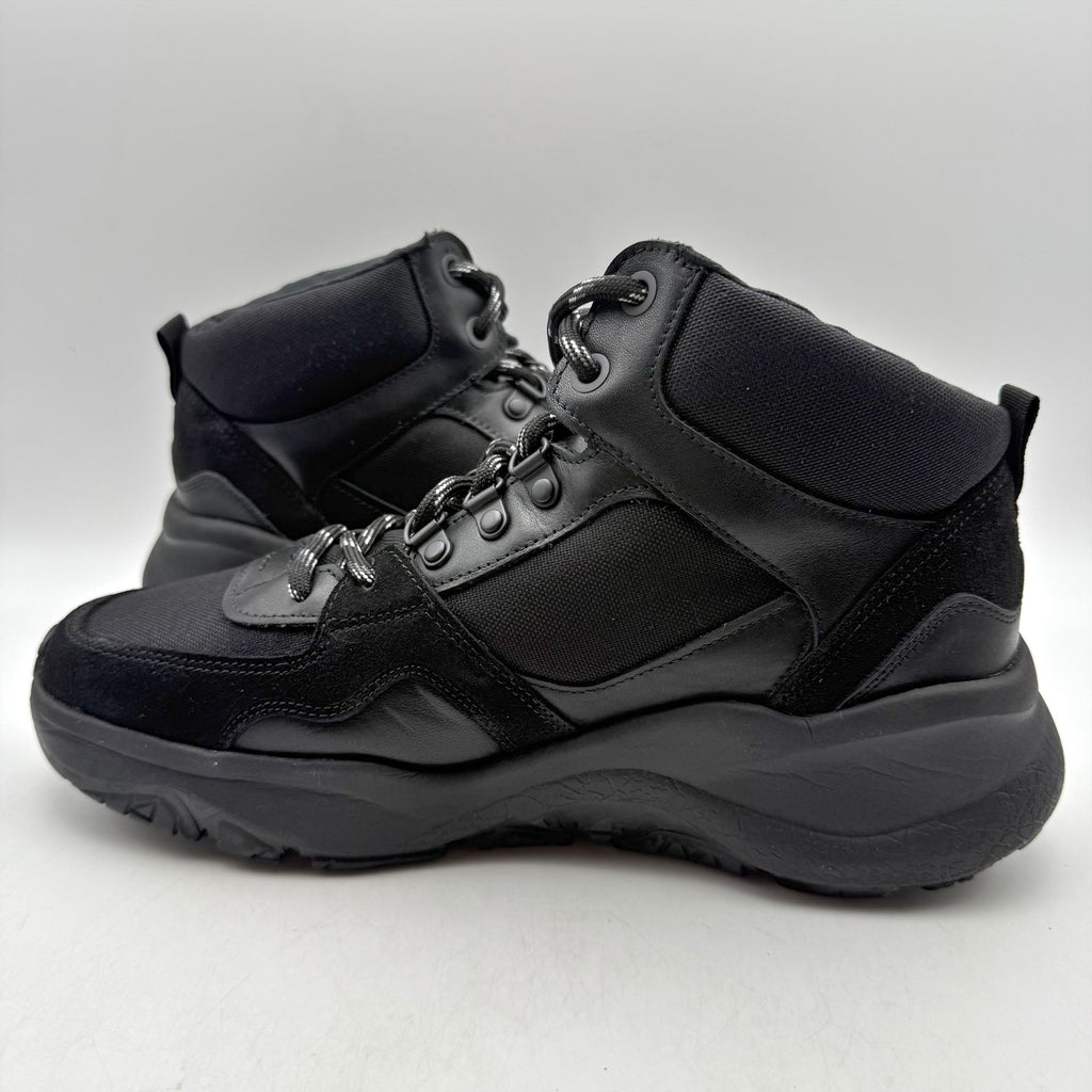 SAS Mens Hi Country-Y Hiking Boots 9 M Black Cast Iron Lace Up Lightweight NIB