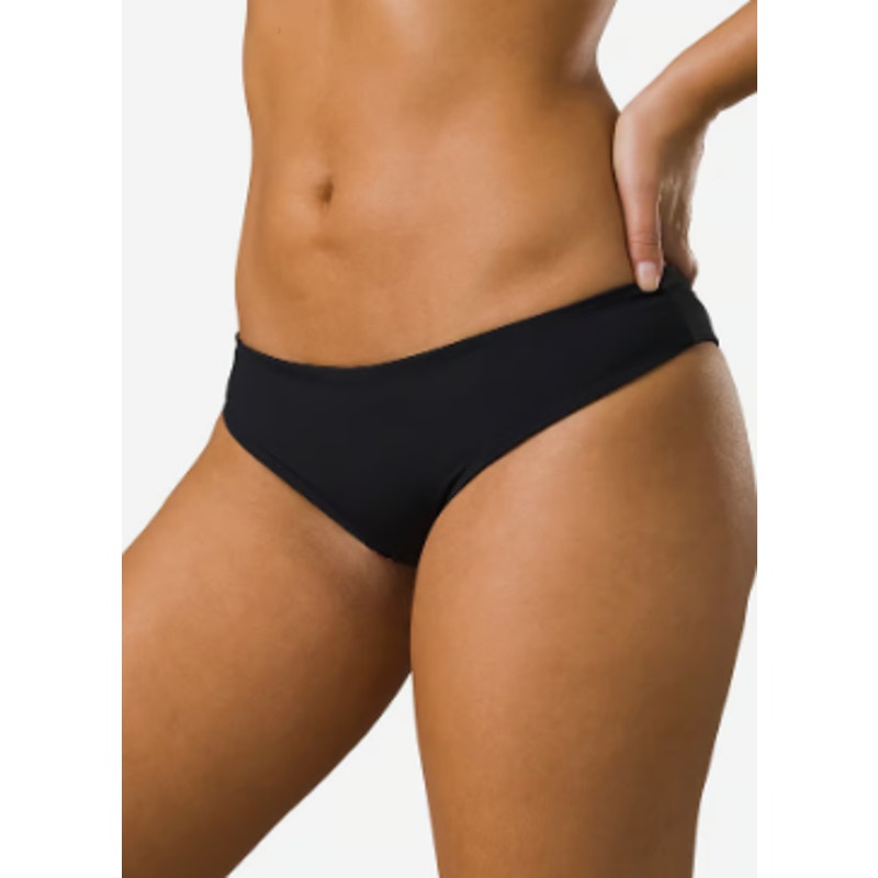 PRANA Women's Gemma Reversible Bikini Bottom Large Black Alotta Dot NWT