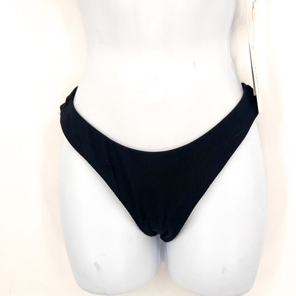 L*SPACE Women's Stella and Rocky Bikini Set Small Black Adjustable NWT