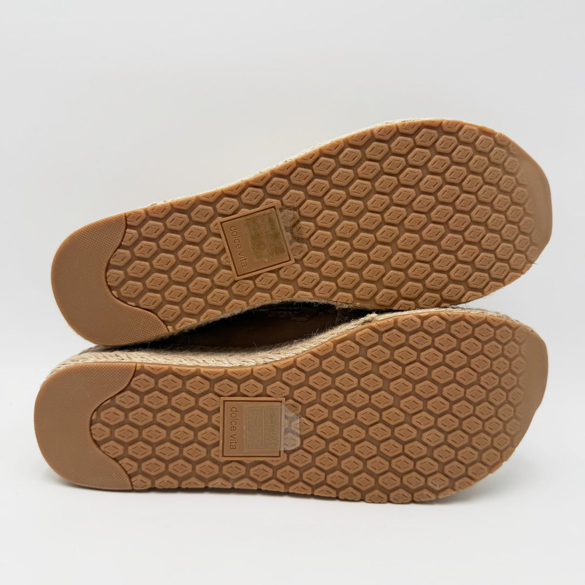 Dolce Vita Womens Jhenee Platform Espadrille Loafers Size 8.5 Beige Suede NIB