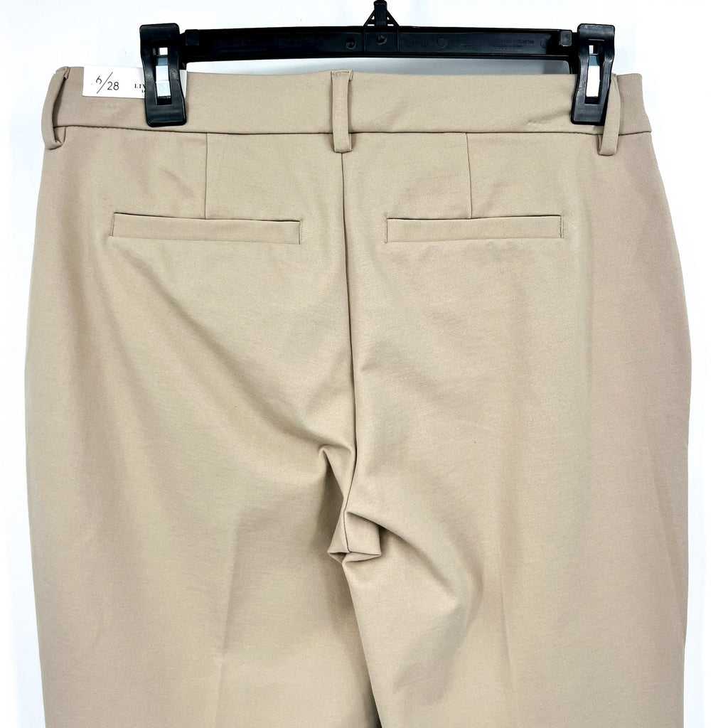 LIVERPOOL Women's Kelsey Knit Trouser Size 6 - 28 Biscuit Tan Super Stretch NWT