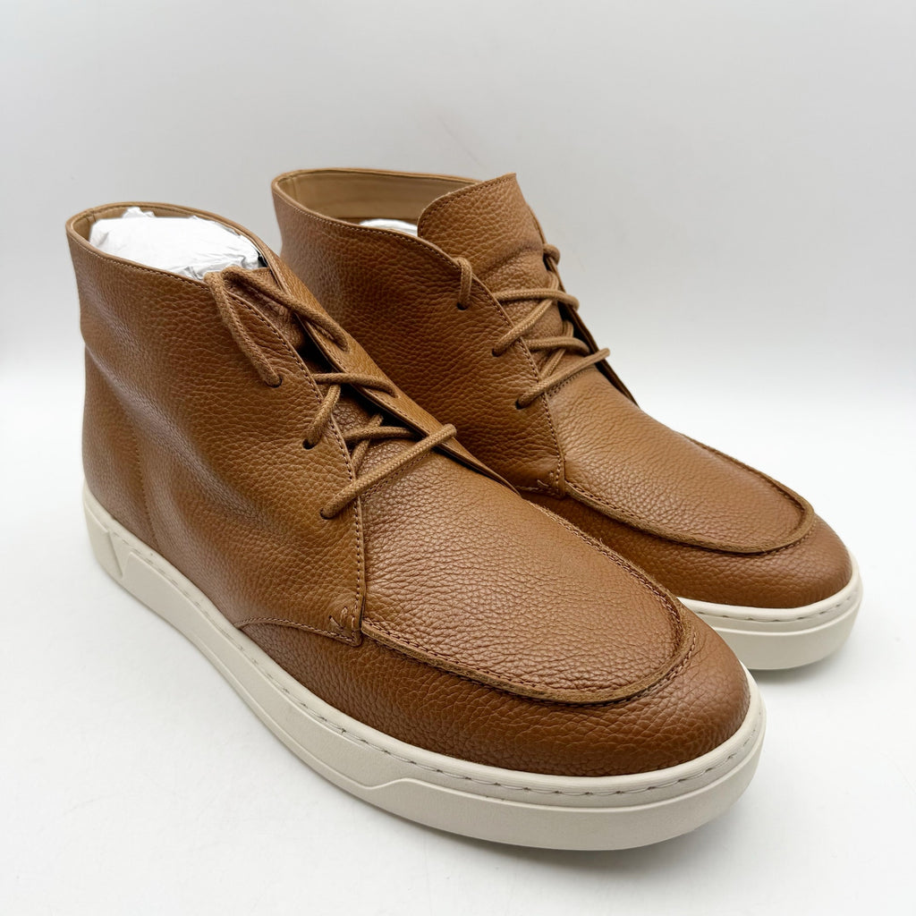Vionic Mens Danfield Ankle Boots US 11 M EU 44 Tan Brown Leather NIB